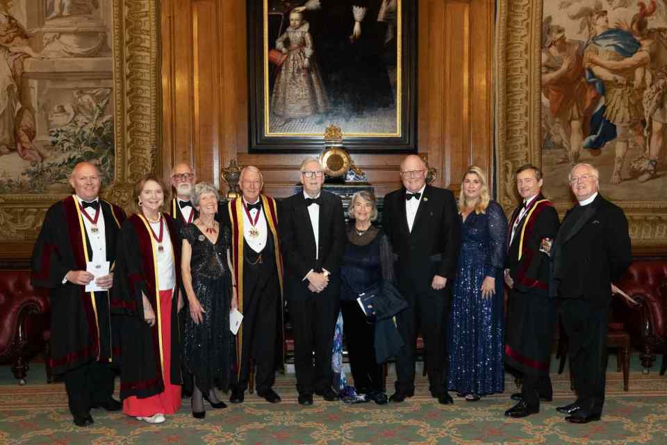 Master and Wardens with VIP guests